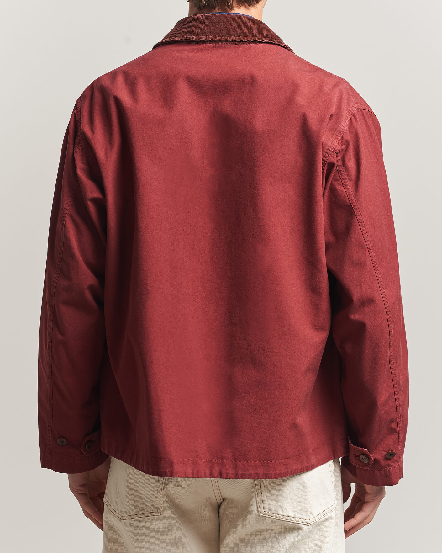 Herre | Jakker | Drake's | Hiking Jacket Washed Red