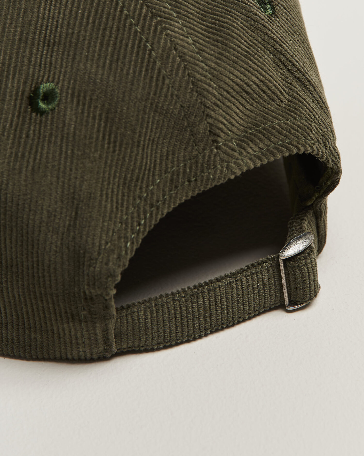 Herre | Hatte & kasketter | Drake's | Blackthron Needlecord Baseball Cap Olive