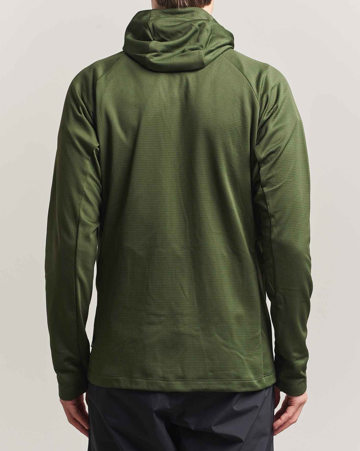 Herre | Trøjer | Haglöfs | Korp Mid Fleece Hood Seaweed Green