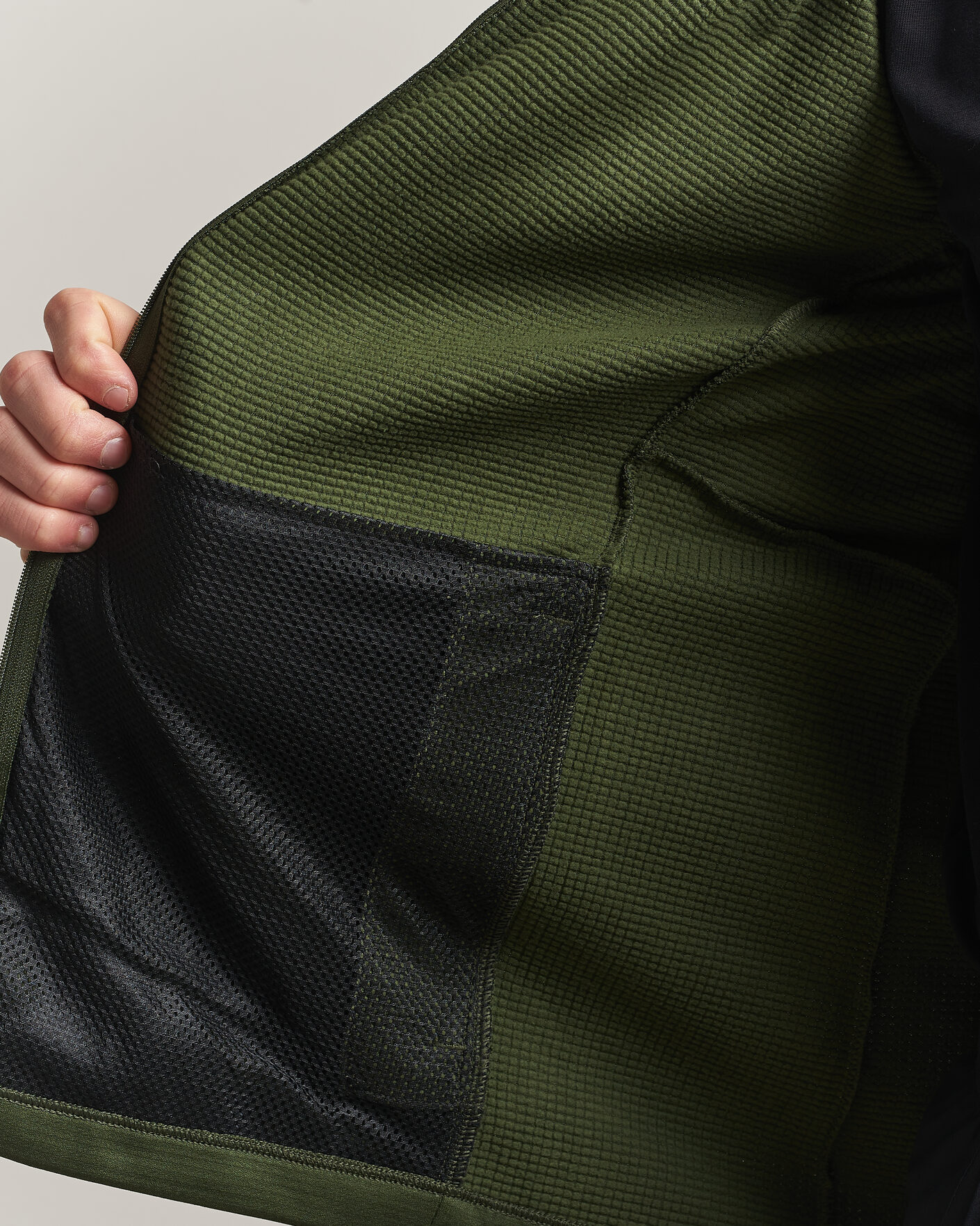 Herre | Trøjer | Haglöfs | Korp Mid Fleece Hood Seaweed Green