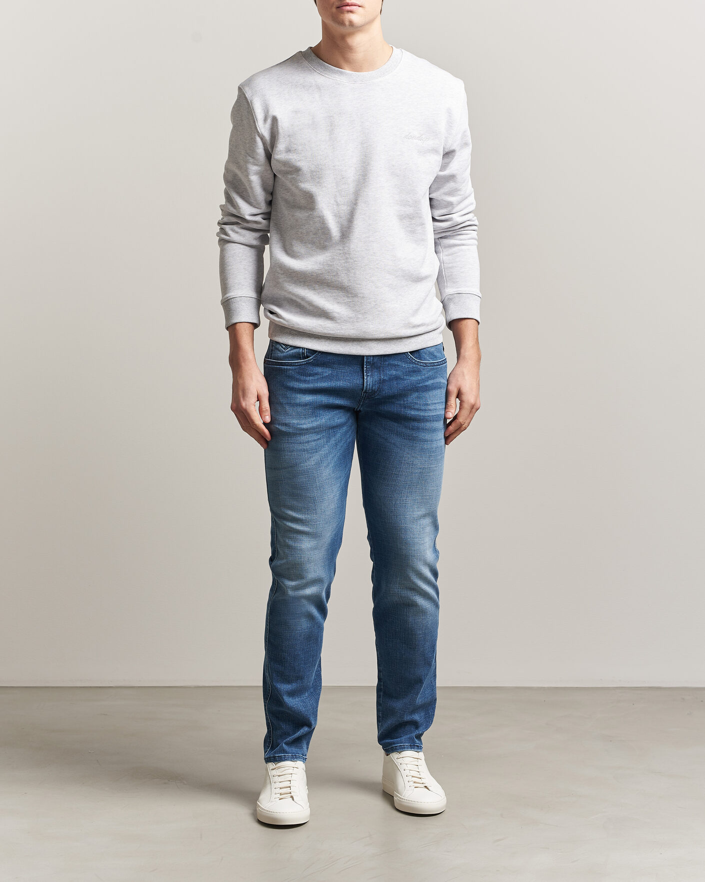 Herre | Jeans | Replay | Anbass Hyperflex Matrix Jeans Medium Blue