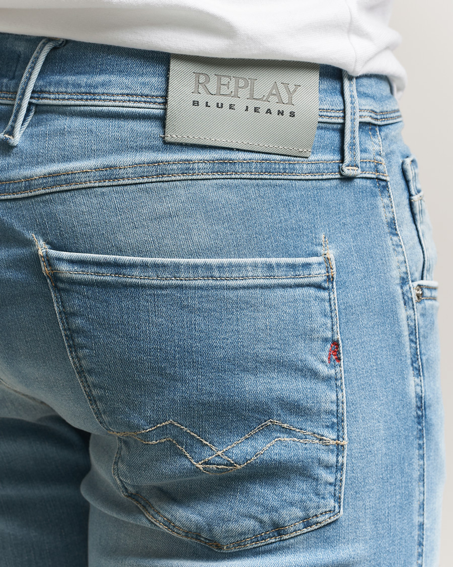 Herre | Jeans | Replay | Anbass Hyperflex Original Jeans Light Blue
