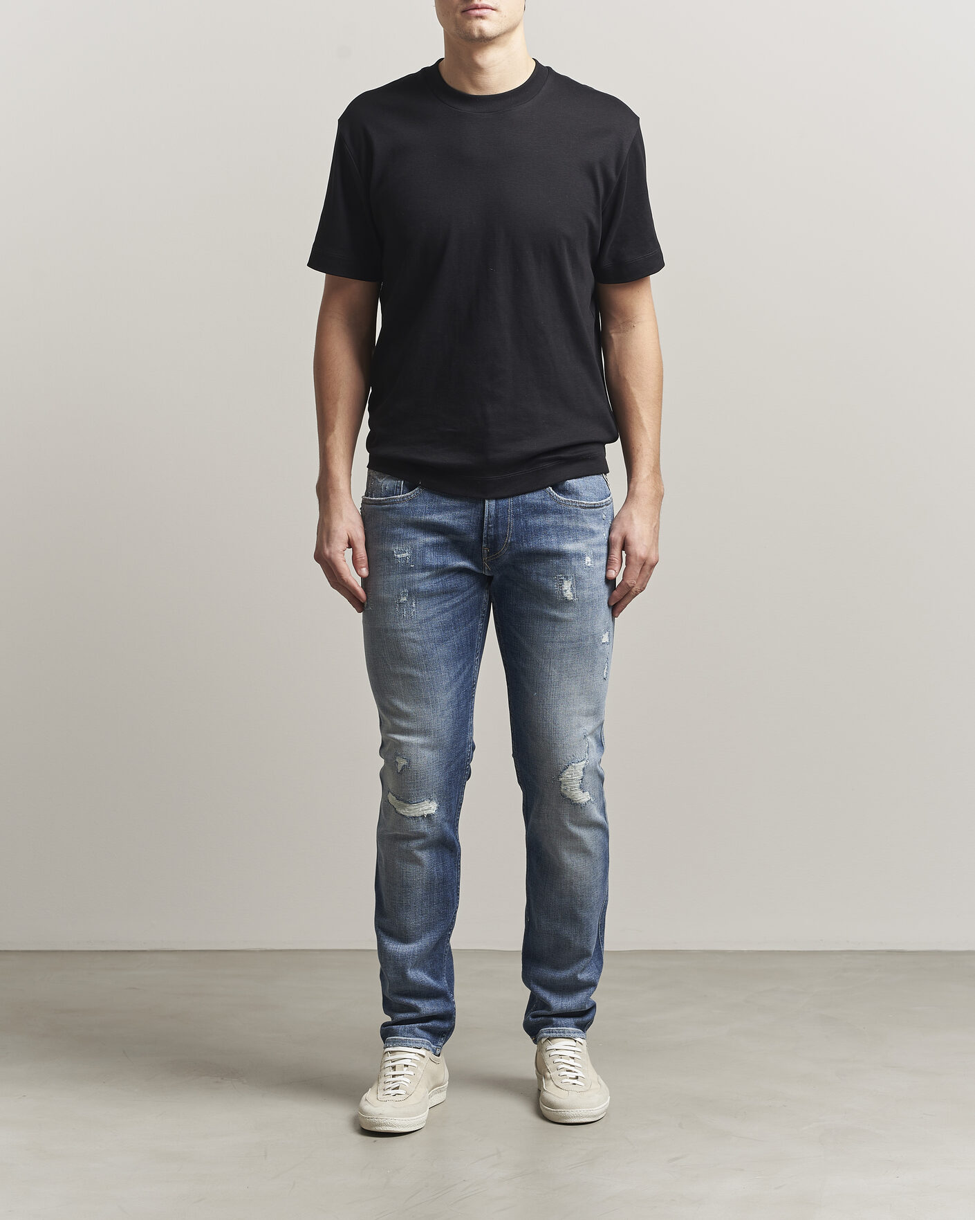 Herre | Jeans | Replay | Anbass 10 Year Wash Jeans Medium Blue