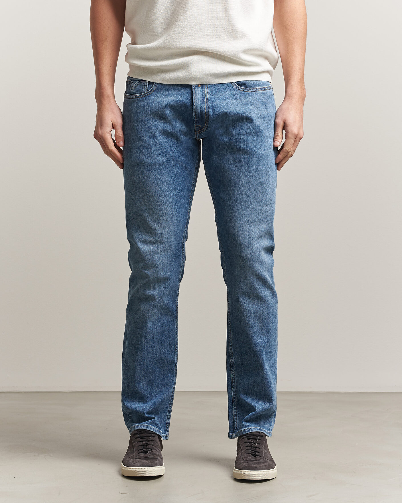 Herre | Jeans | Replay | Rocco Comfort Fit Powerstretch Jeans Light Blue