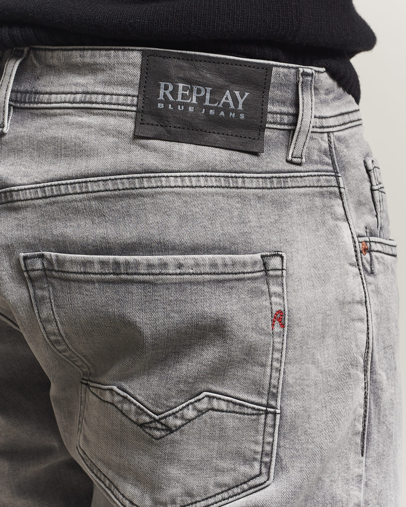Herre | Bukser | Replay | Rocco Comfort Fit Stretch Eco Plus Jeans Washed Grey