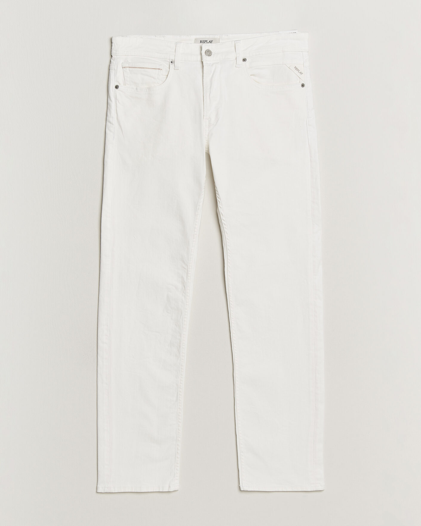 Herre | Jeans | Replay | Grover Straight Fit Powerstretch Jeans White