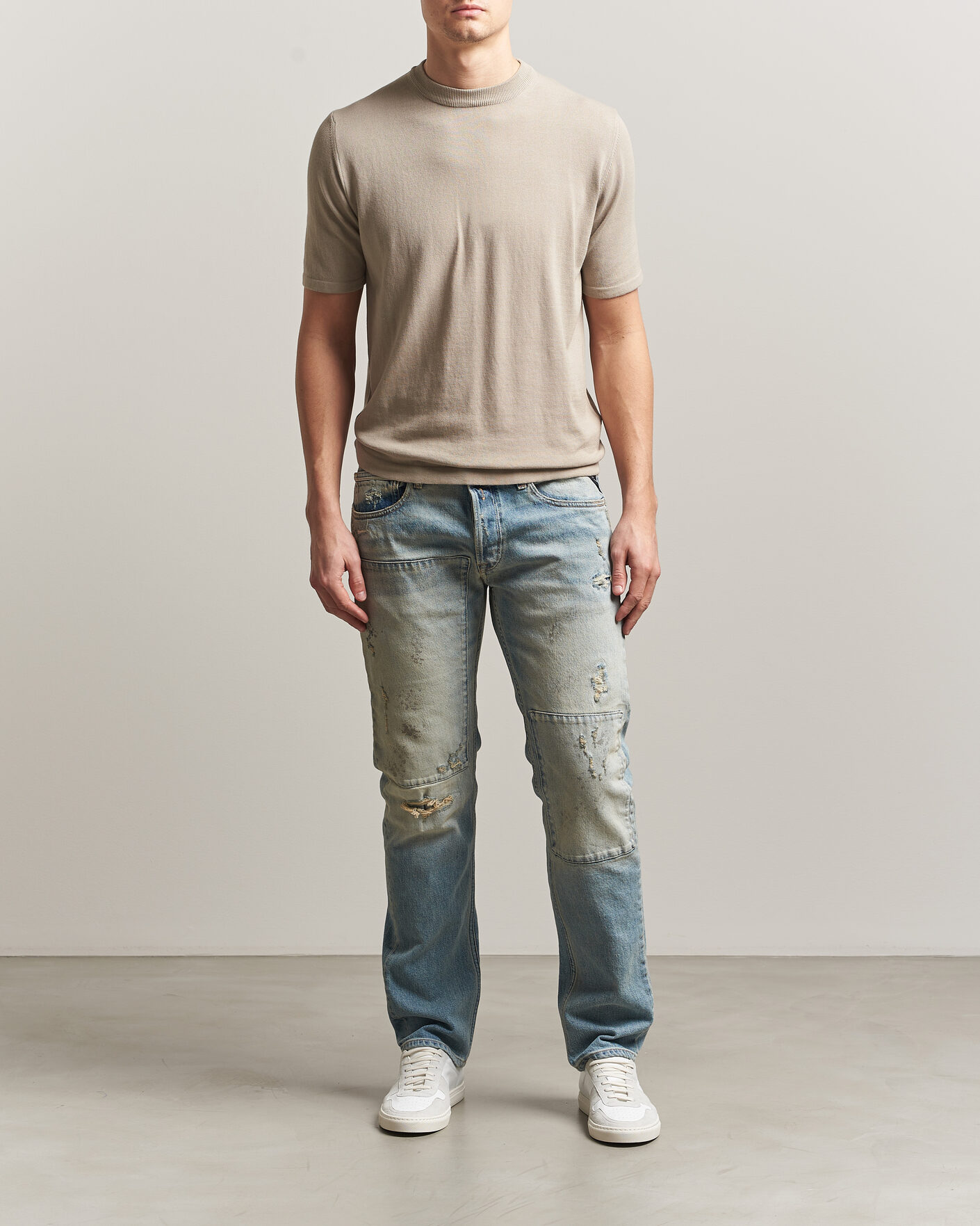 Herre | Jeans | Replay | Grover Sraight Fit 20 Years Wash Jeans Light Blue