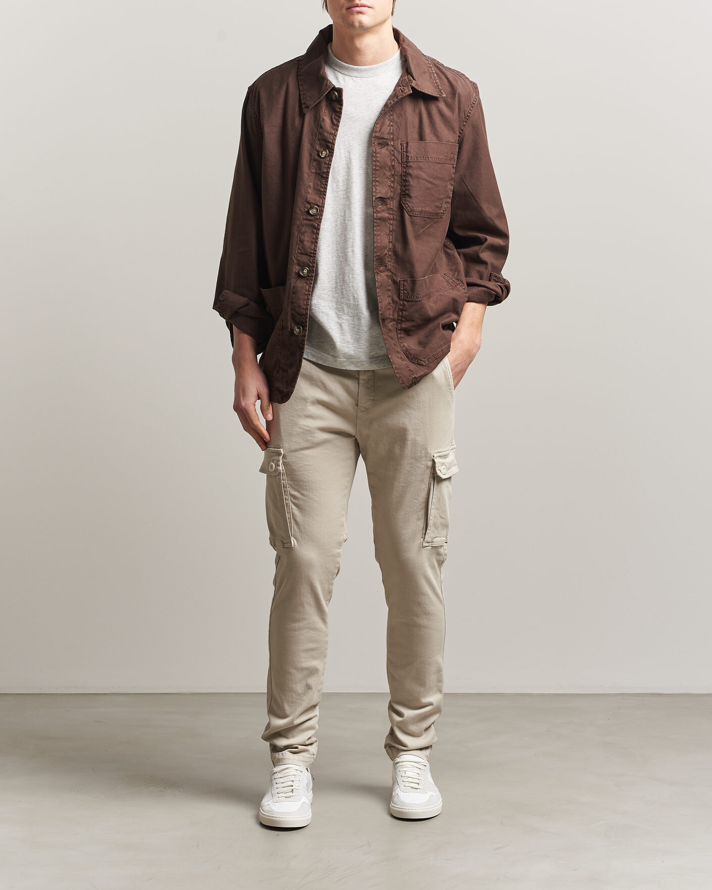 Herre | Bukser | Replay | Jaan Hyperflex Cargo Pants Ivory