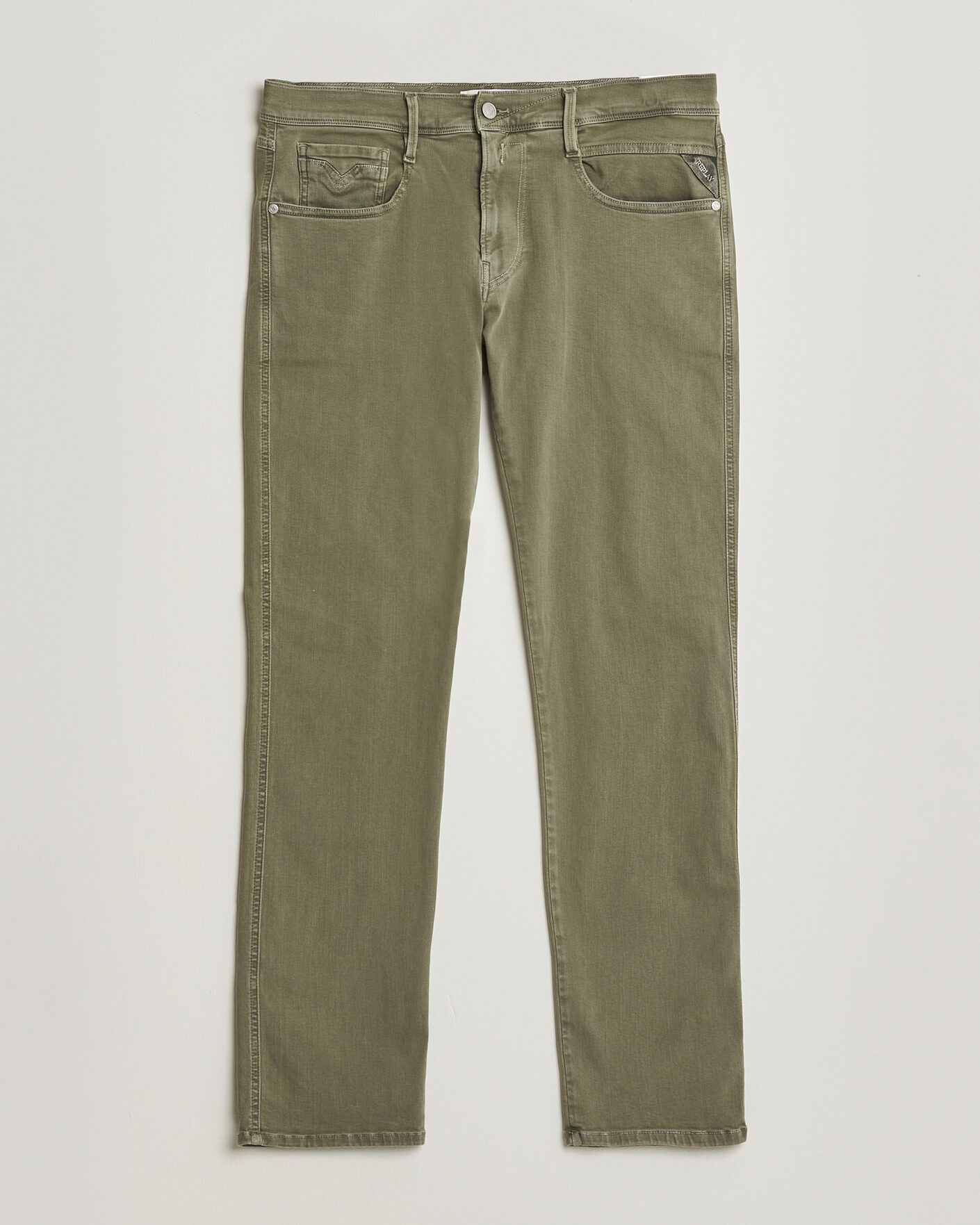 Herre | Bukser | Replay | Anbass Hyperflex X.Lite 5-Pocket Pants Military Green