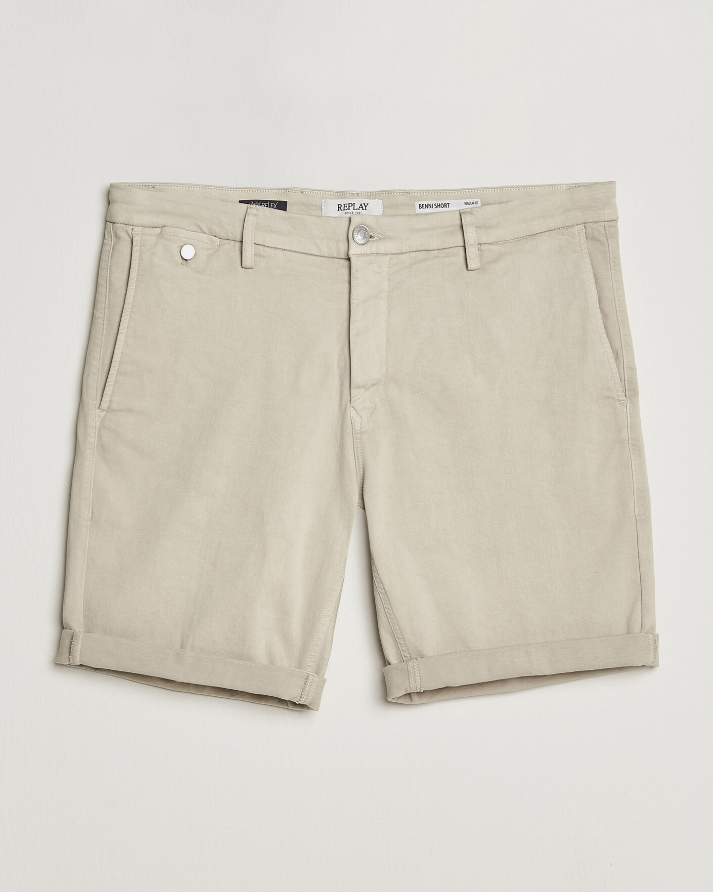 Herre | Shorts | Replay | Benni Hyperflex Shorts Ivory