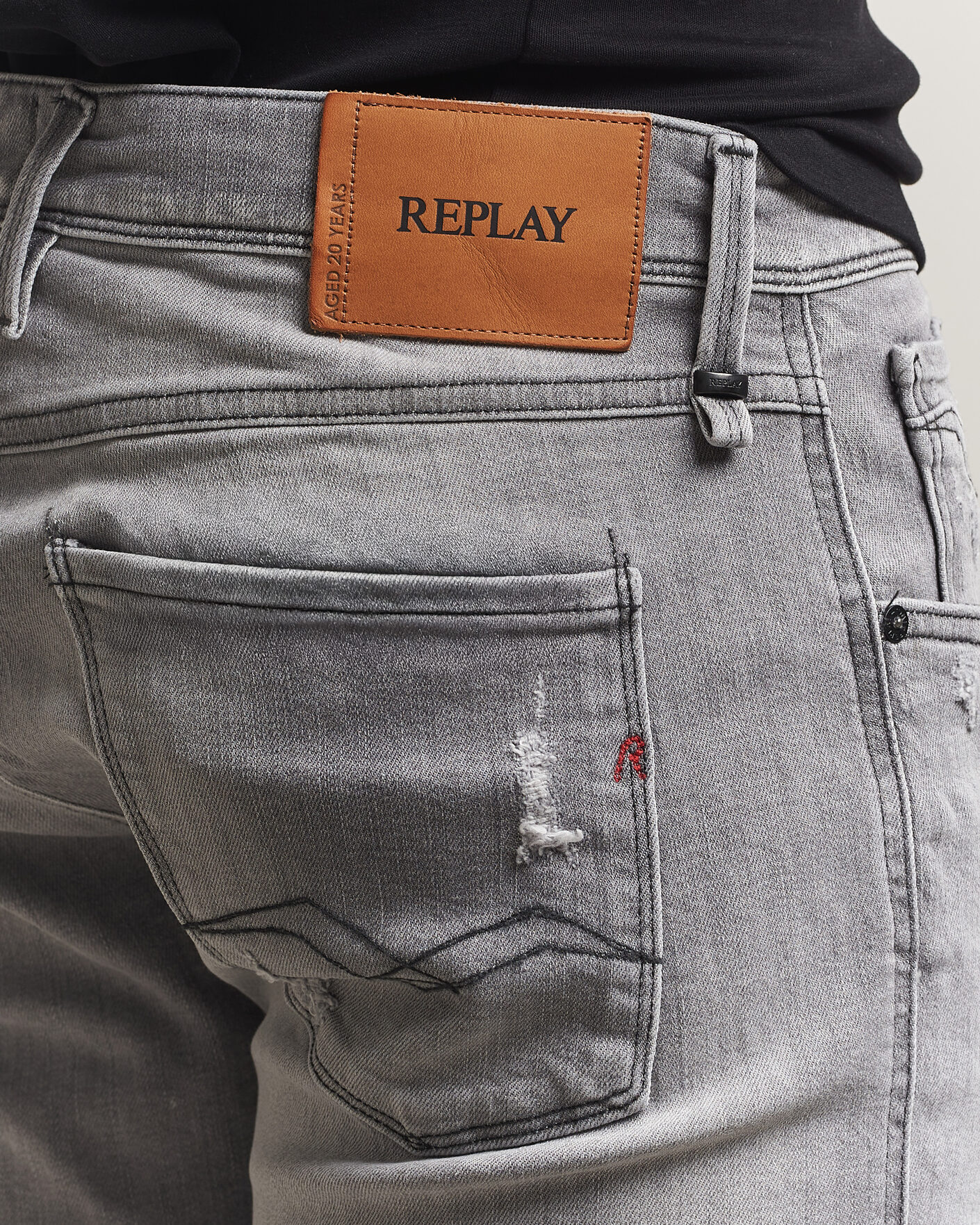 Herre | Jeans | Replay | Anbass 20 Year Wash Jeans Washed Grey