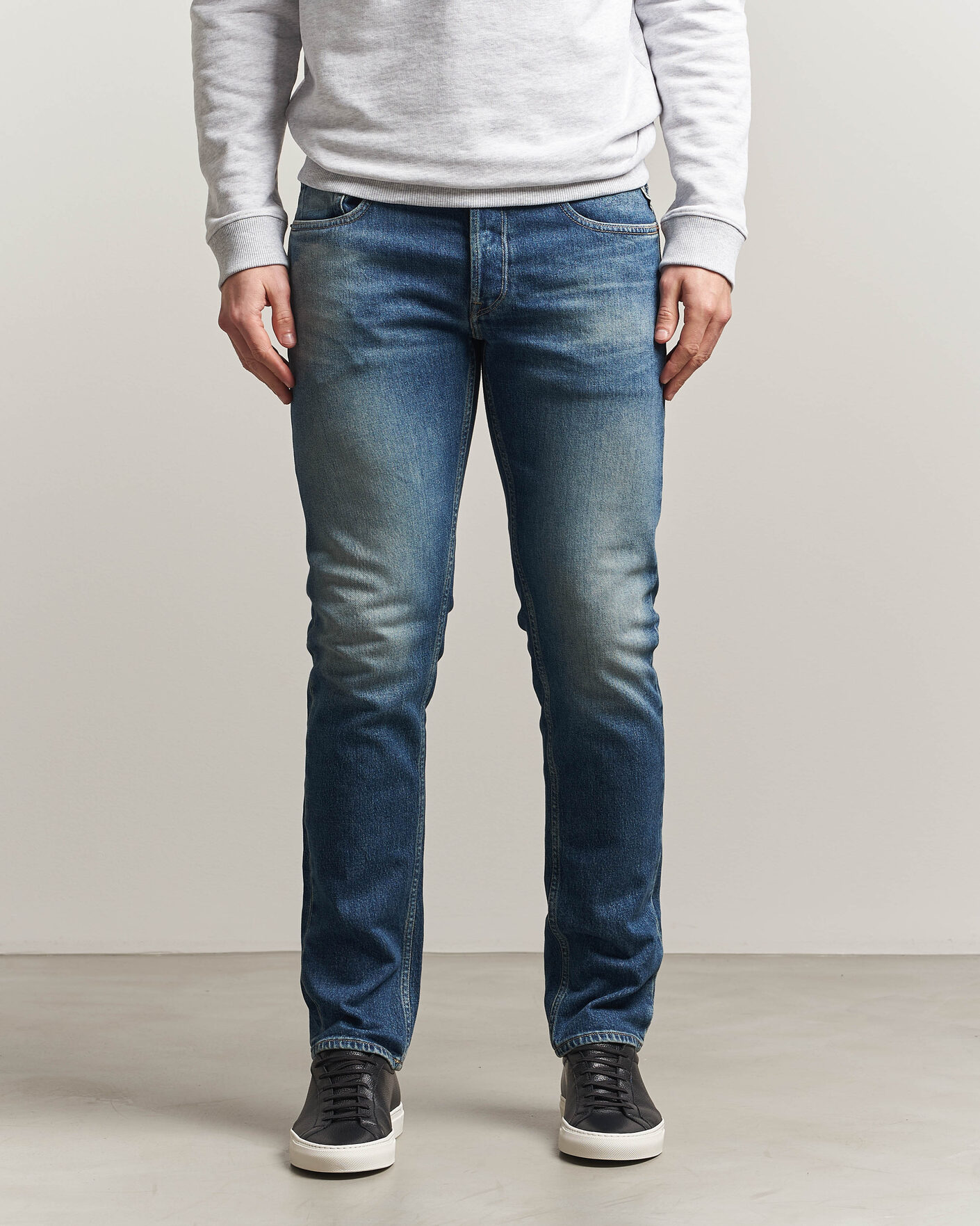 Herre | Bukser | Replay | Grover Heritage Original Stretch Jeans Medium Blue