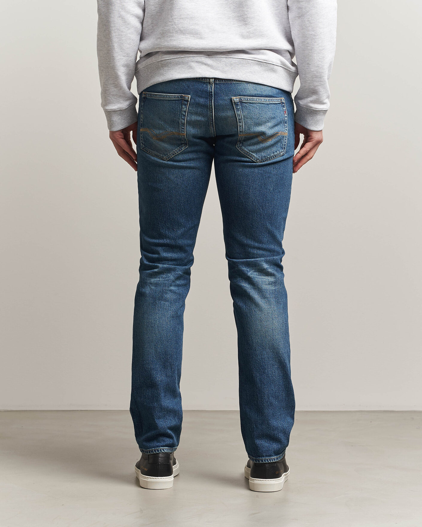 Herre | Bukser | Replay | Grover Heritage Original Stretch Jeans Medium Blue