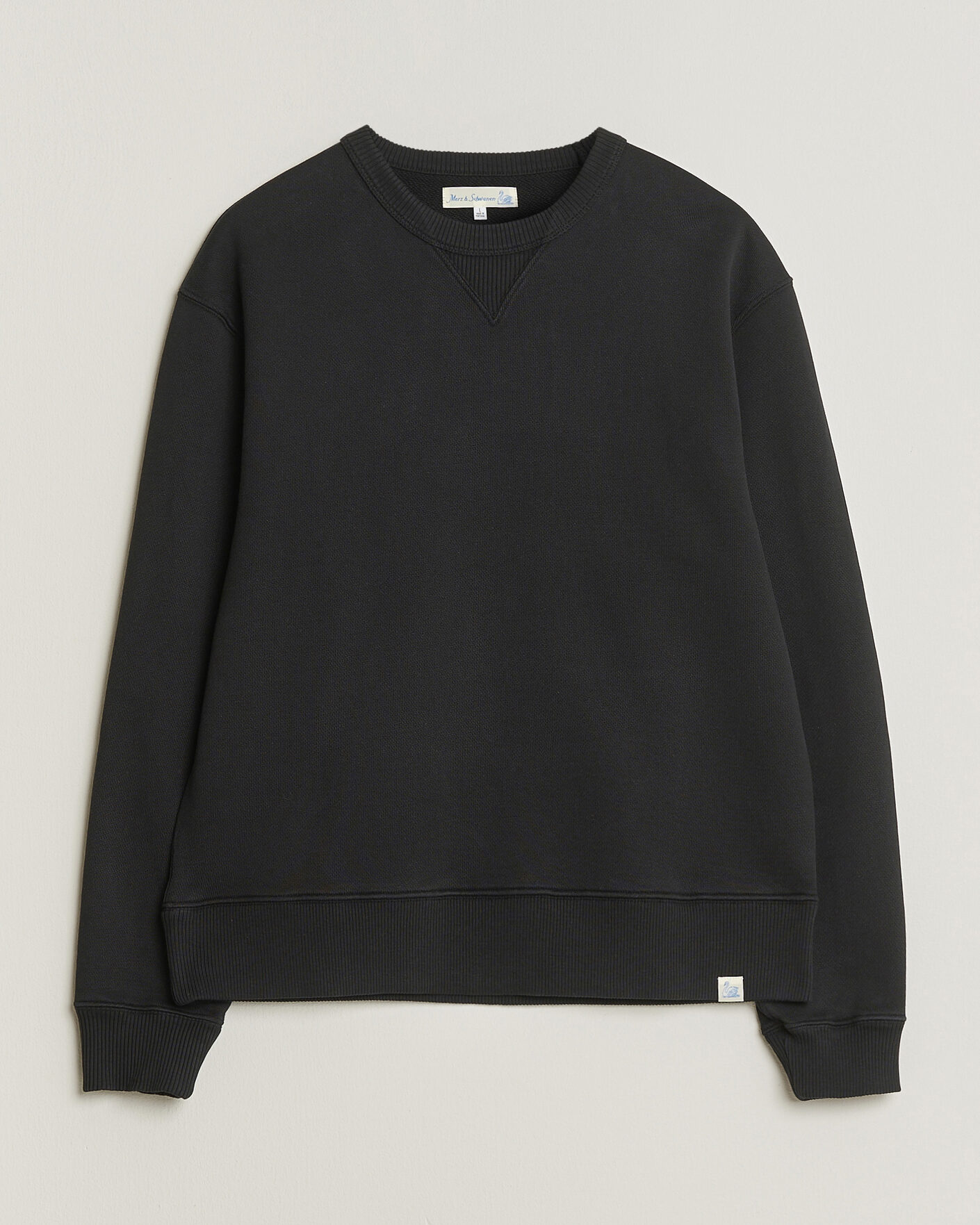 Herre | Trøjer | Merz b. Schwanen | Classic Fit Authentic Fleece Sweatshirt Black