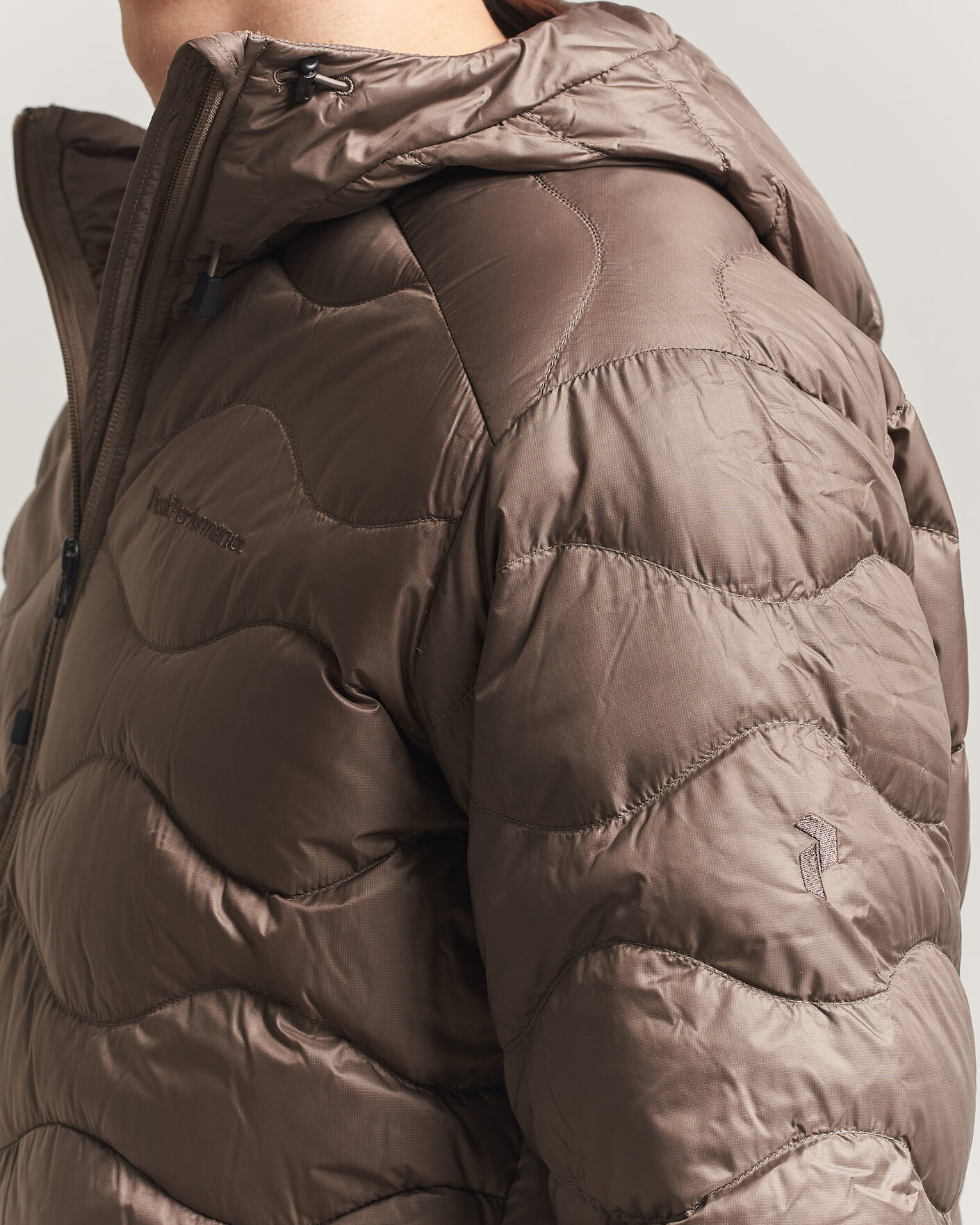 Herre | Jakker | Peak Performance | Helium Down Hooded Jacket Terrian Tan