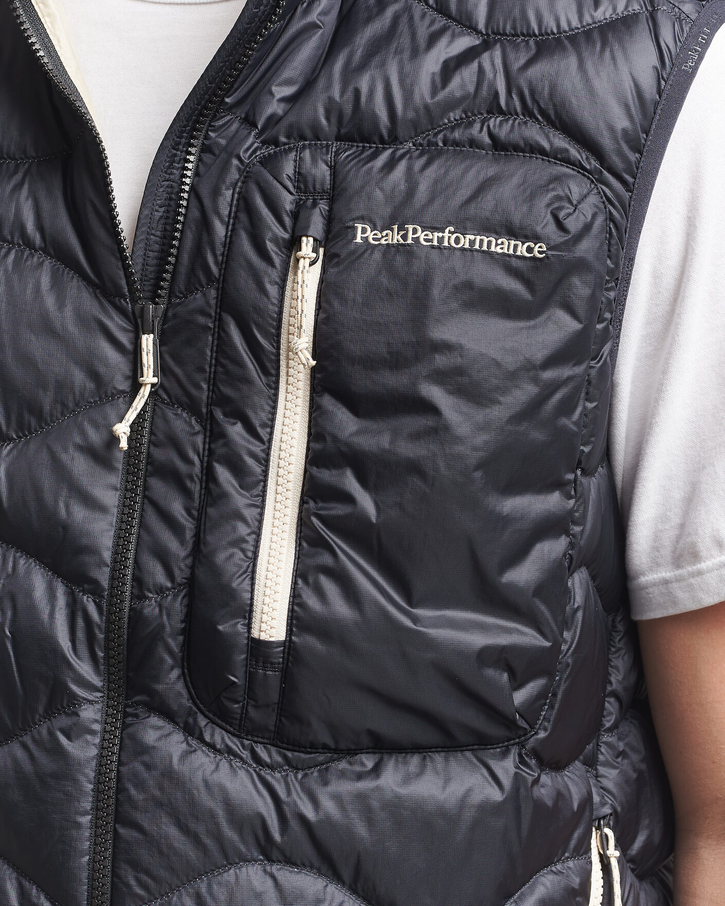 Herre | Veste | Peak Performance | Helium Utility Down Vest Black