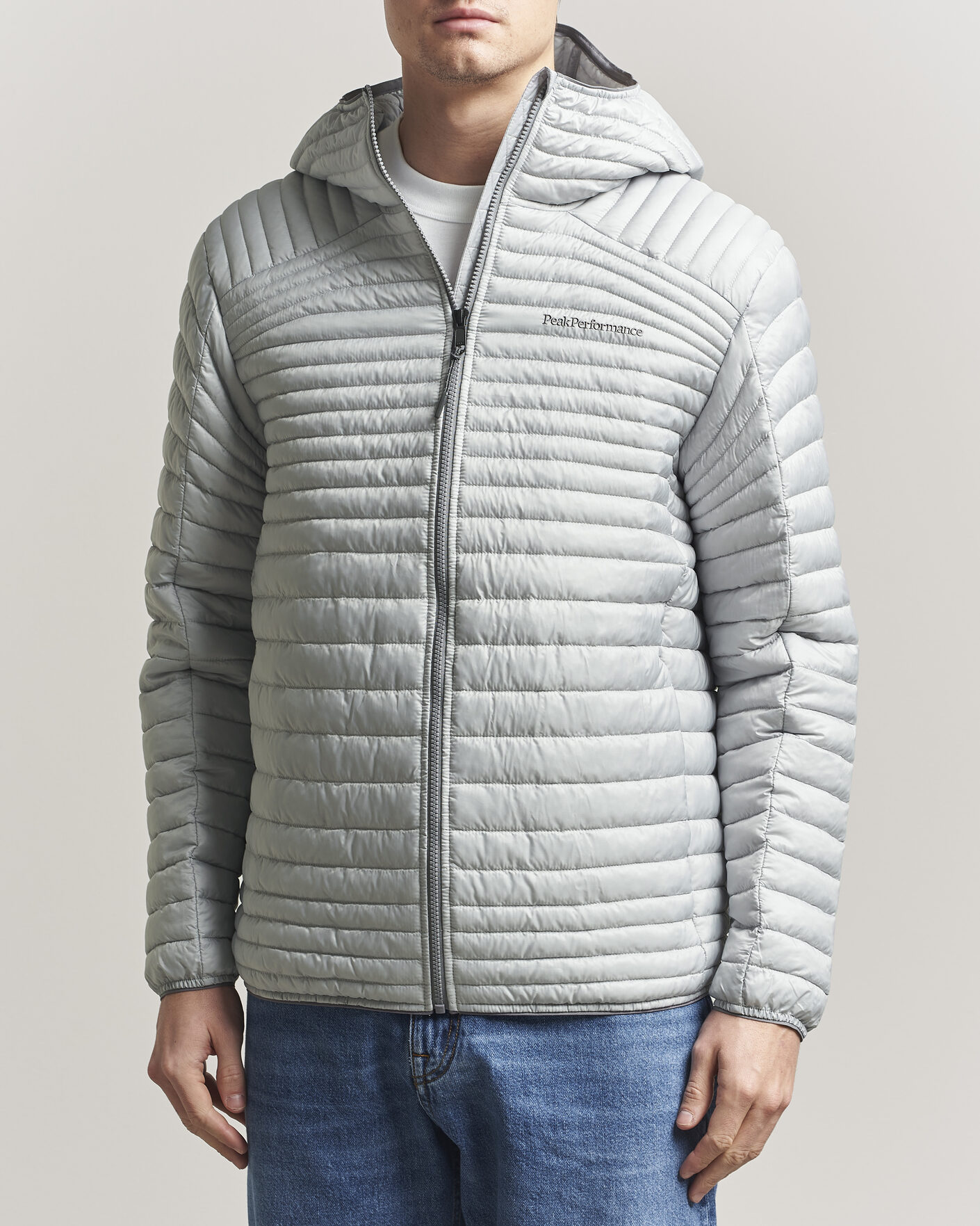 Herre | Jakker | Peak Performance | Monolight Insulated Hooded Jacket Summit Smoke