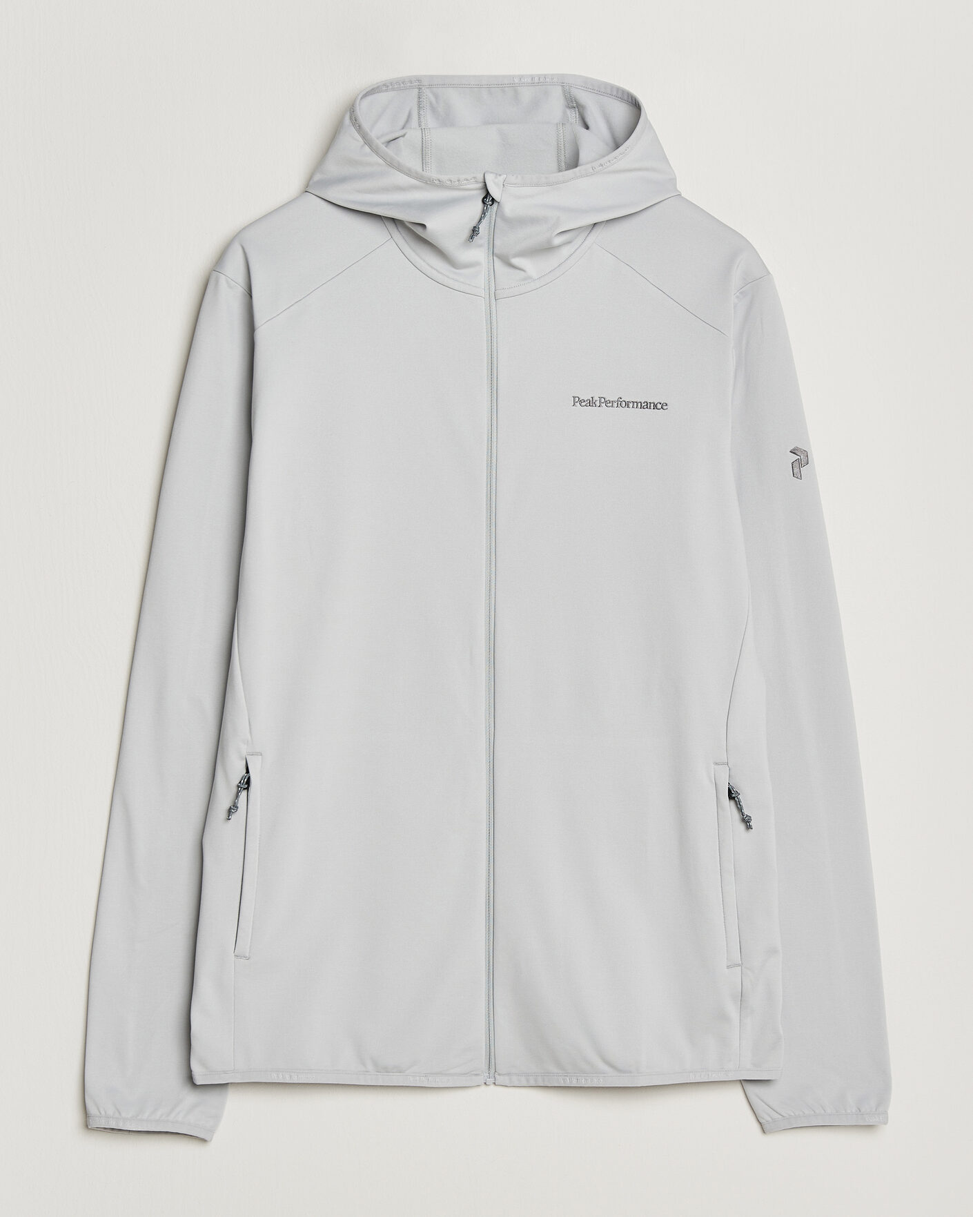Herre | Trøjer | Peak Performance | Light Hooded Full Zip Summit Smoke