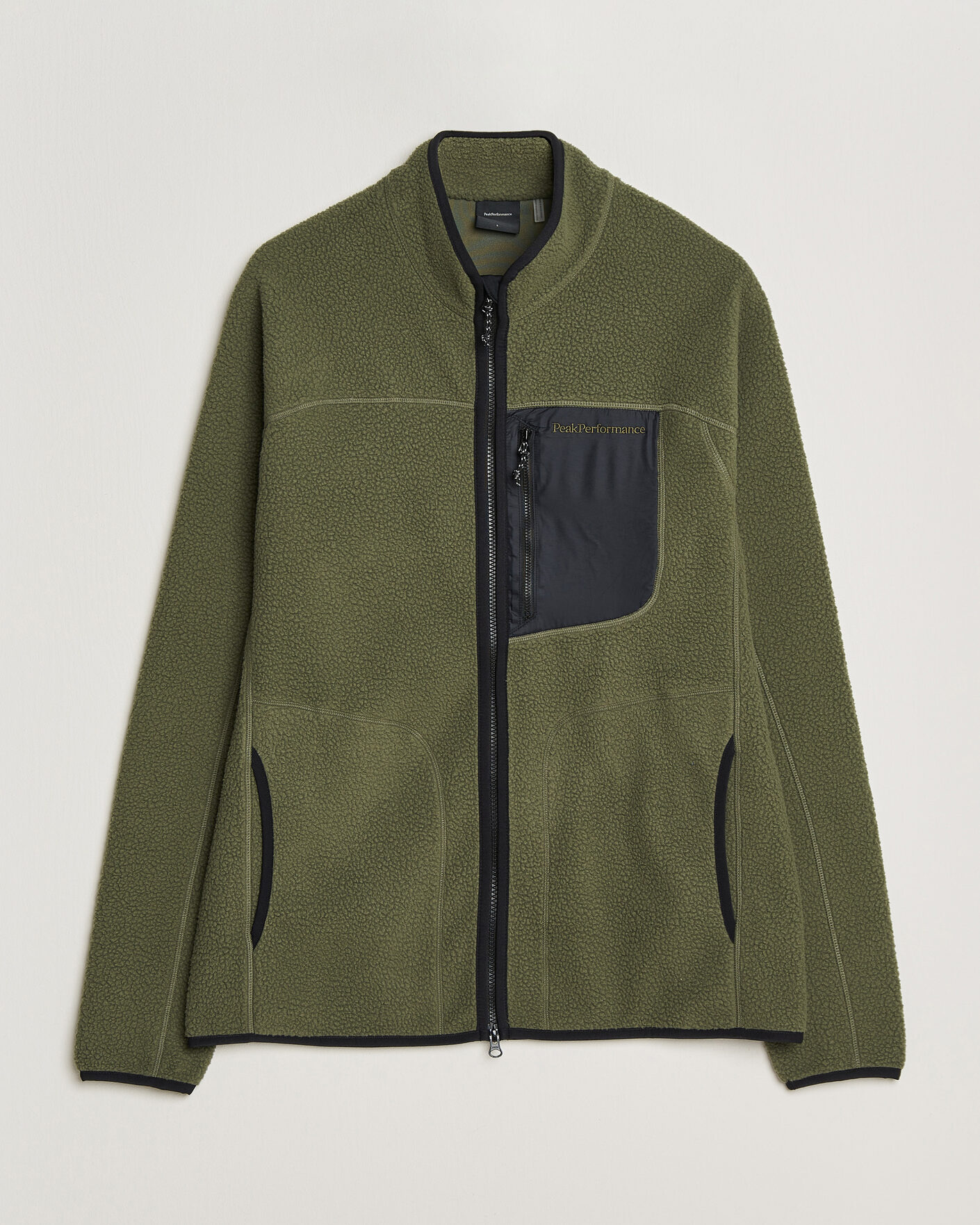 Herre | Trøjer | Peak Performance | Nature Rush Pile Full Zip Pine Needle