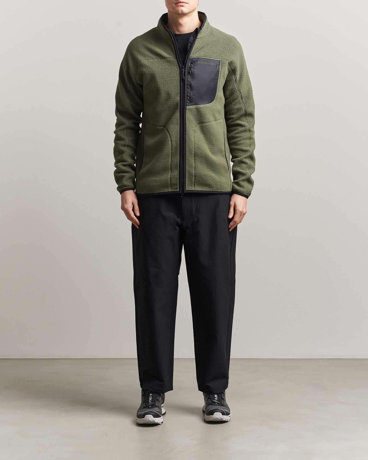 Herre | Trøjer | Peak Performance | Nature Rush Pile Full Zip Pine Needle