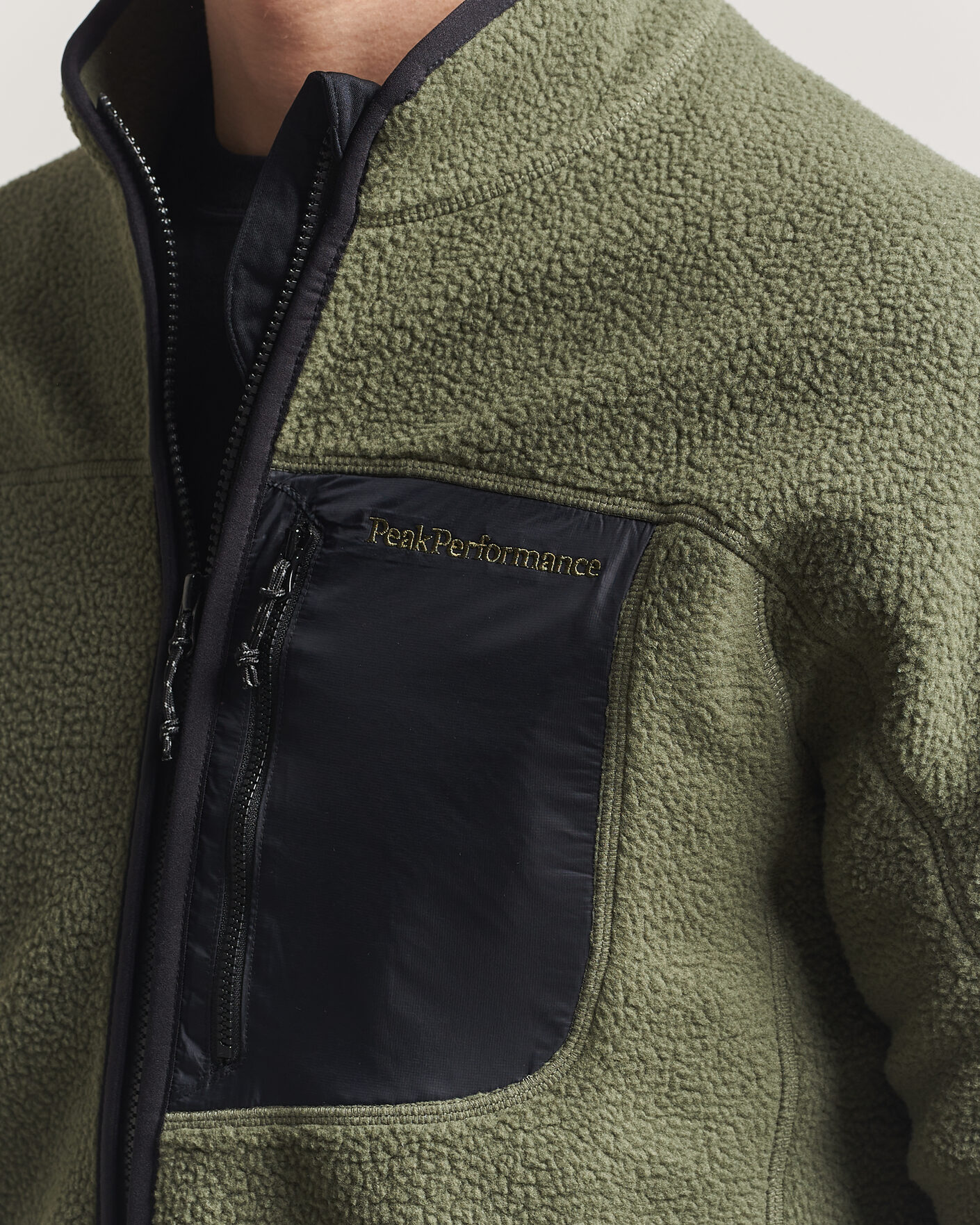 Herre | Trøjer | Peak Performance | Nature Rush Pile Full Zip Pine Needle