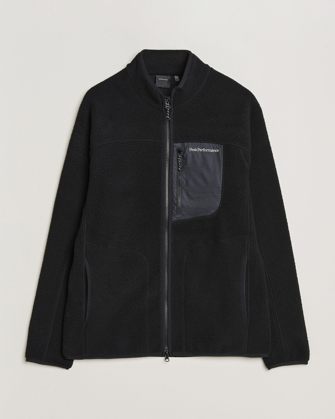 Herre | Trøjer | Peak Performance | Nature Rush Pile Full Zip Black