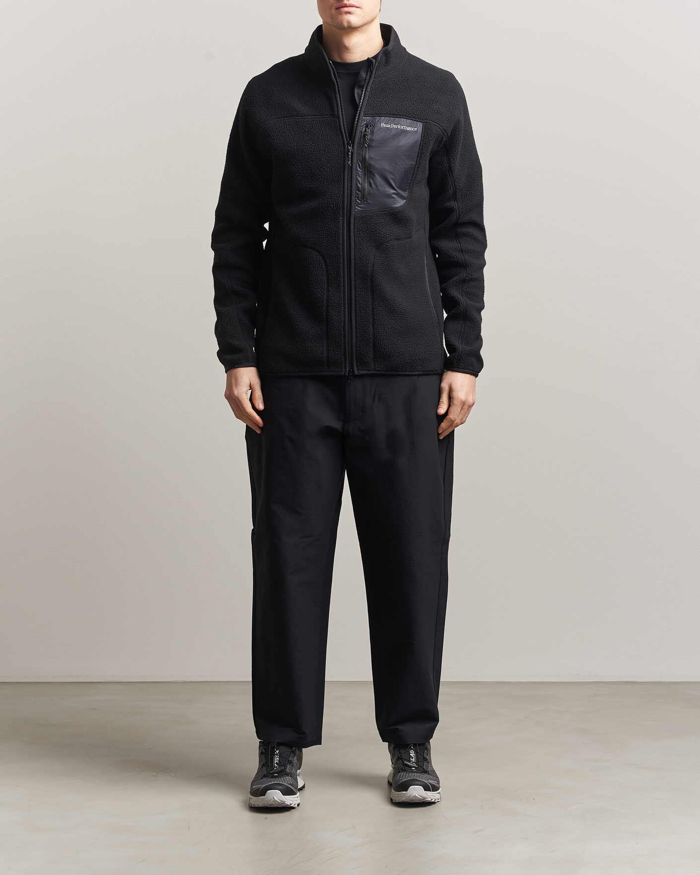 Herre | Trøjer | Peak Performance | Nature Rush Pile Full Zip Black