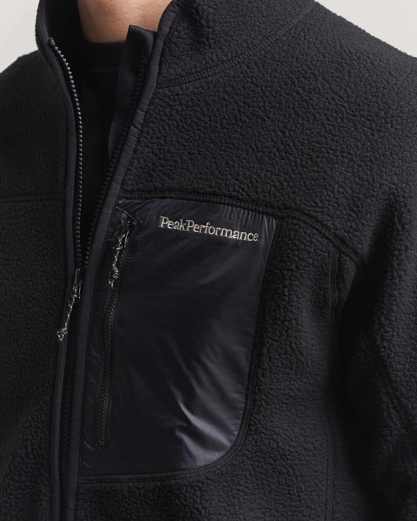 Herre | Trøjer | Peak Performance | Nature Rush Pile Full Zip Black