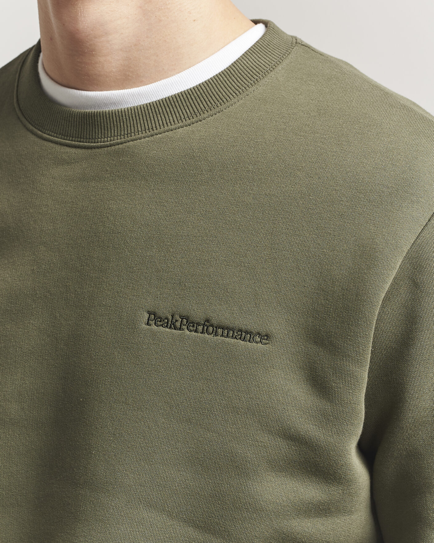 Herre | Trøjer | Peak Performance | Original Crew Neck Sweatshirt Pine Needle
