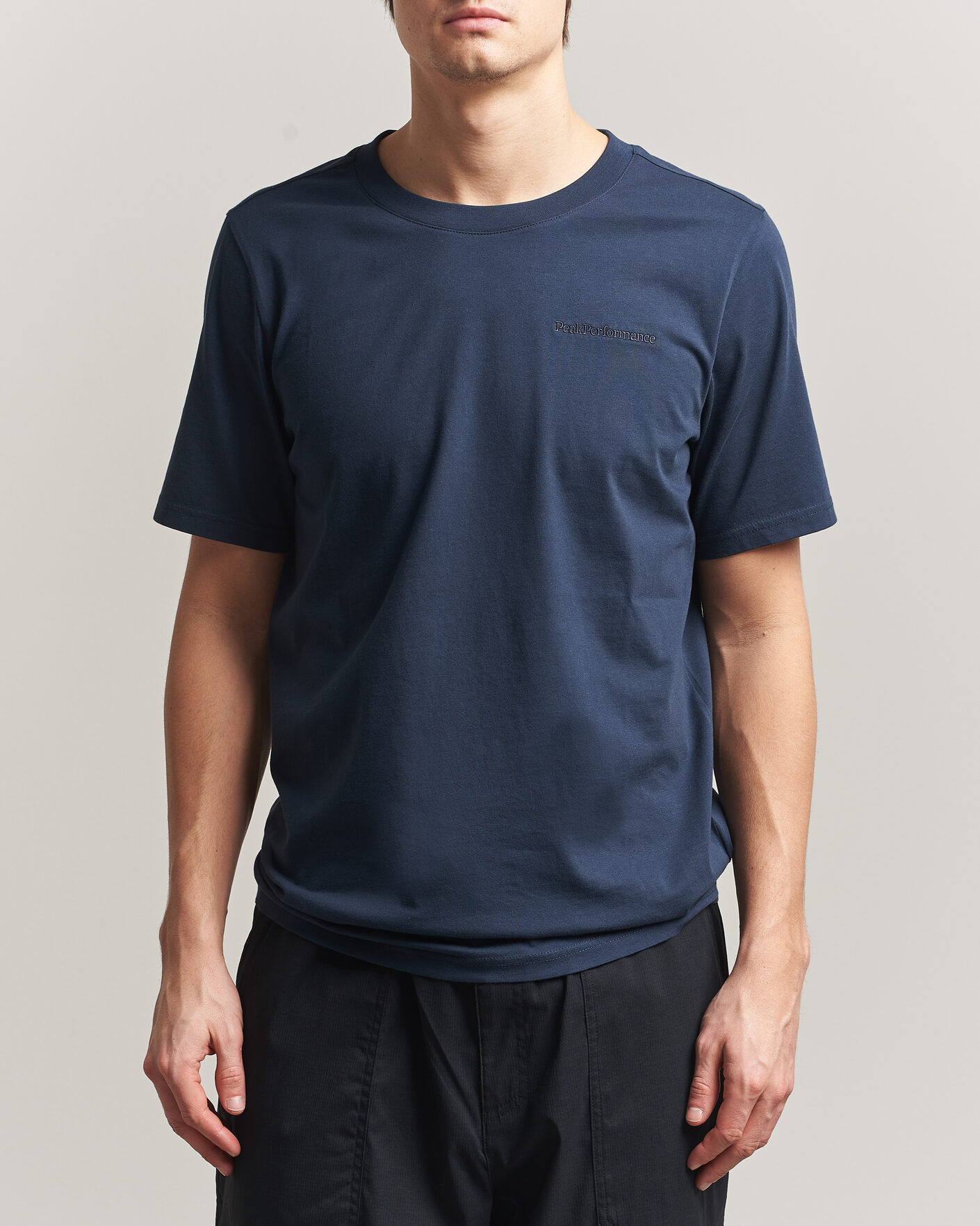 Herre | T-Shirts | Peak Performance | Original Crew Neck T-Shirt Blue Shadow