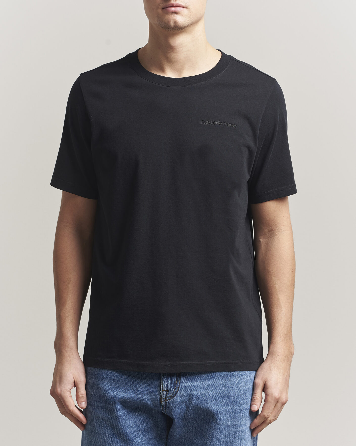 Herre | T-Shirts | Peak Performance | Original Crew Neck T-Shirt Black