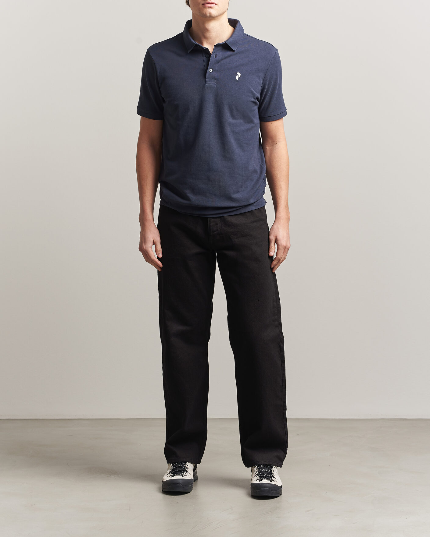 Herre | Polotrøjer | Peak Performance | Classic Cotton Polo Blue Shadow