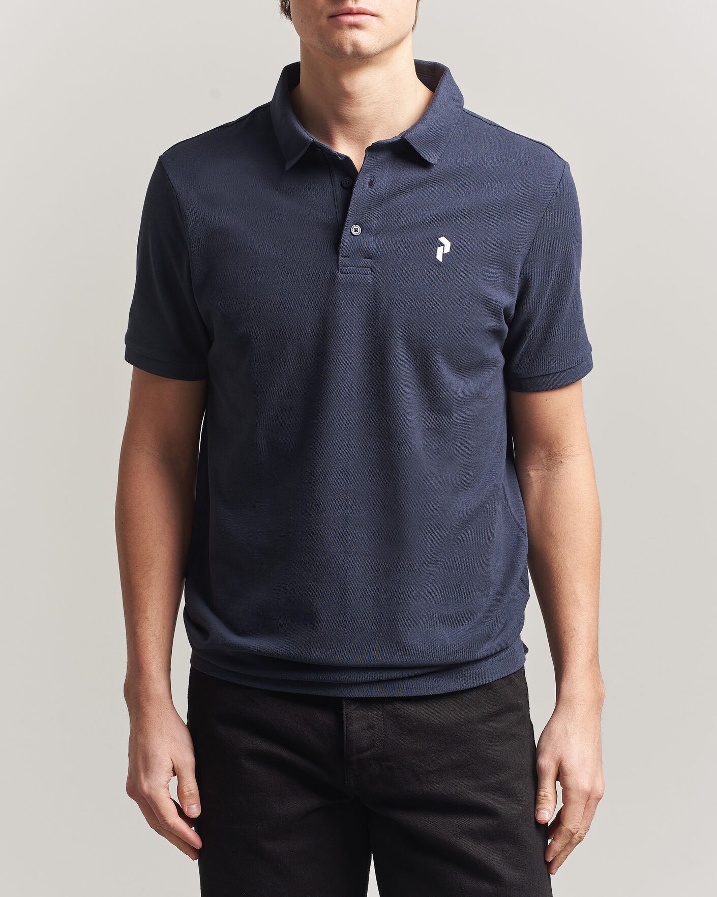 Herre | Polotrøjer | Peak Performance | Classic Cotton Polo Blue Shadow