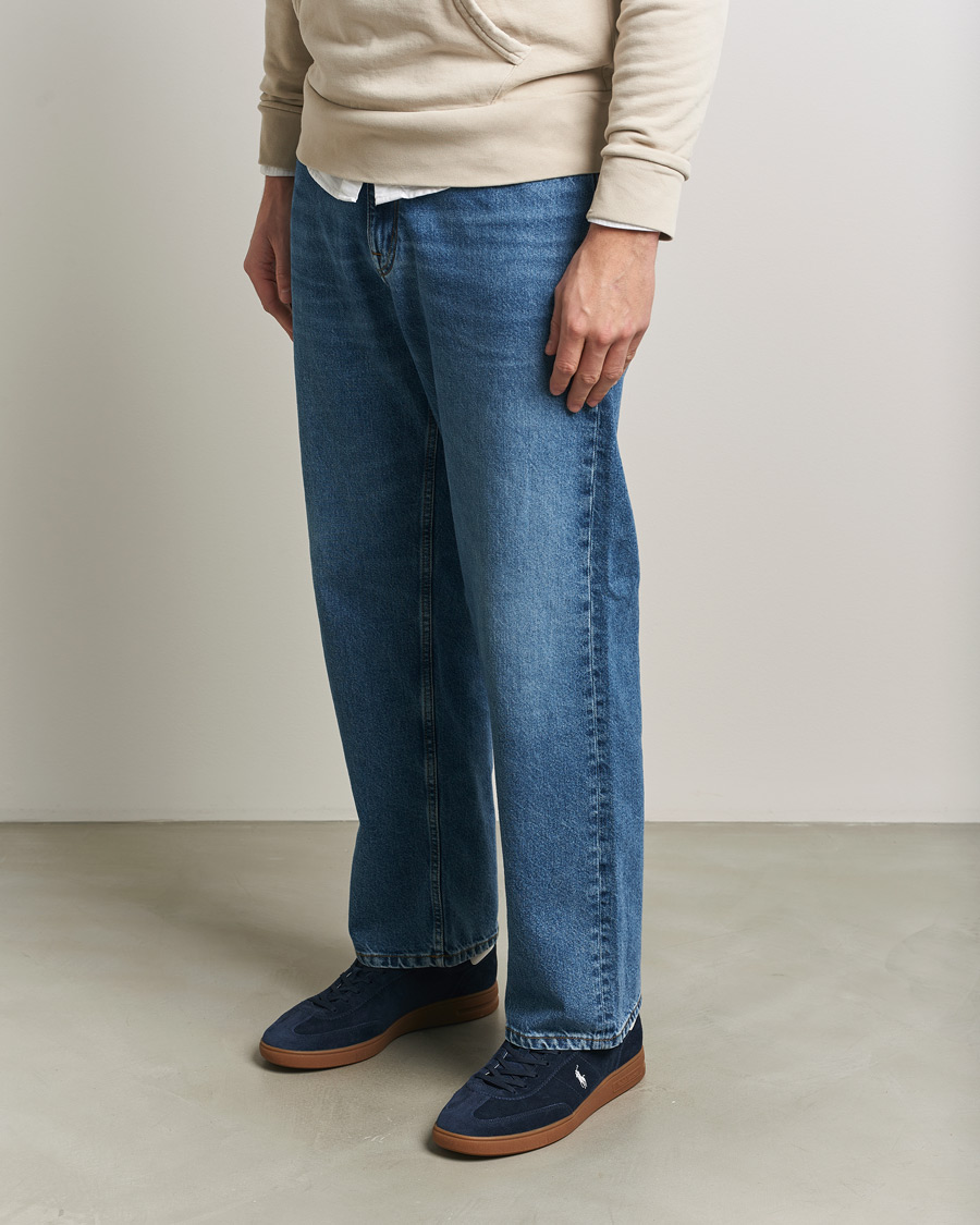 Herre | Sneakers | Polo Ralph Lauren | Bedford Suede Sneakers Navy/Deckwash White