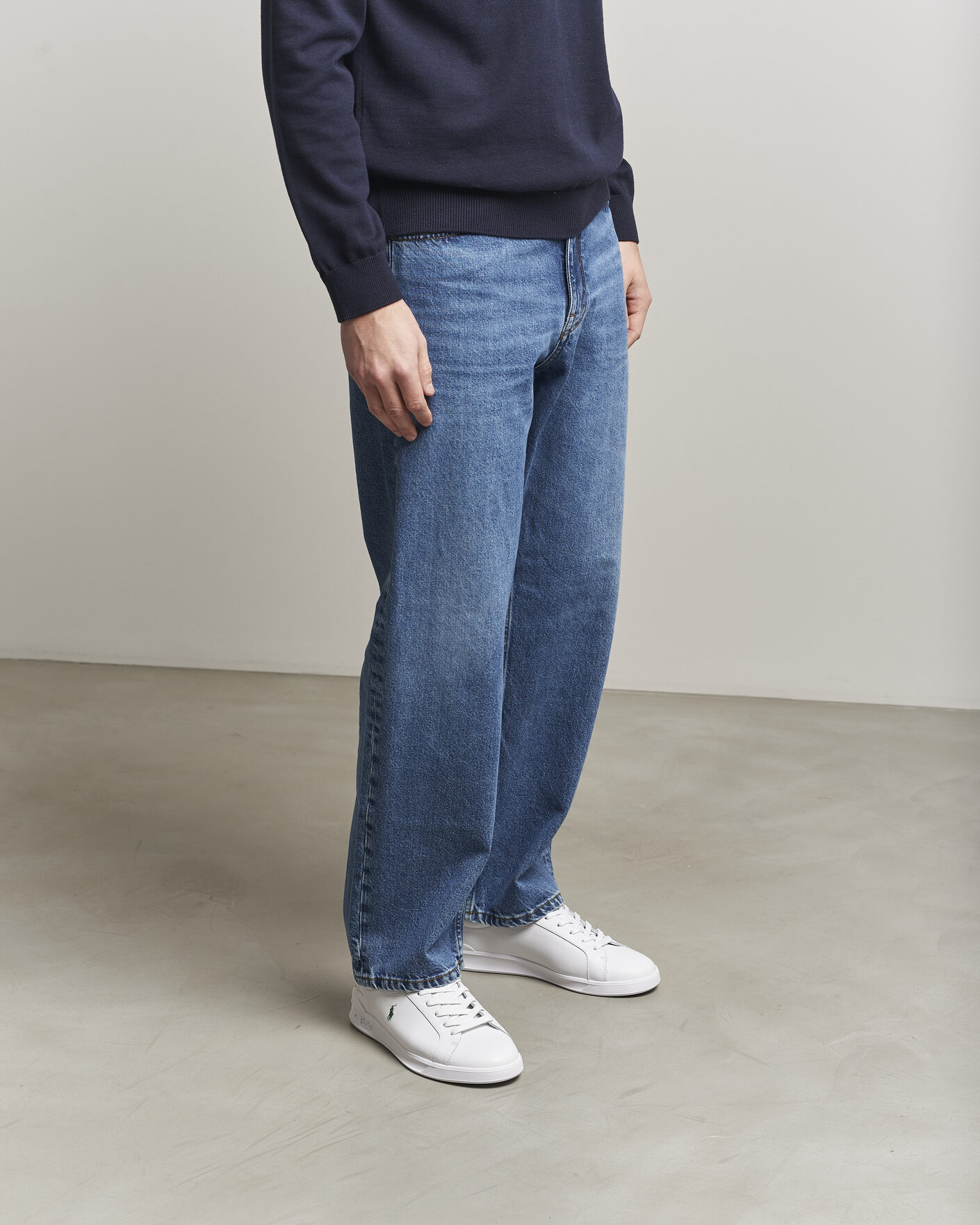 Herre | Sneakers | Polo Ralph Lauren | Heritage Court II Sneakers White/New Fores