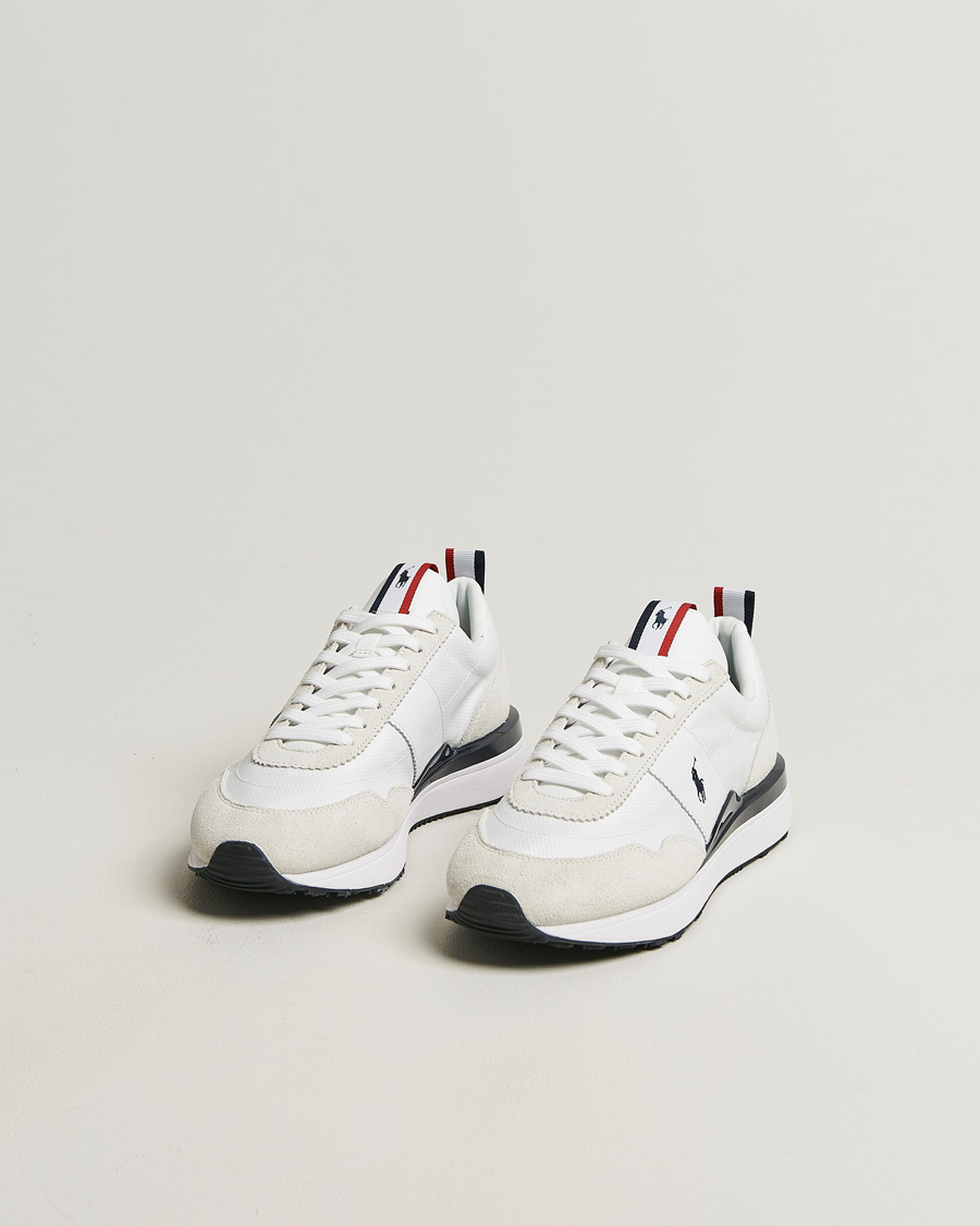 Herre | Sneakers | Polo Ralph Lauren | Train 89 Suede Sneakers White/Navy/Red