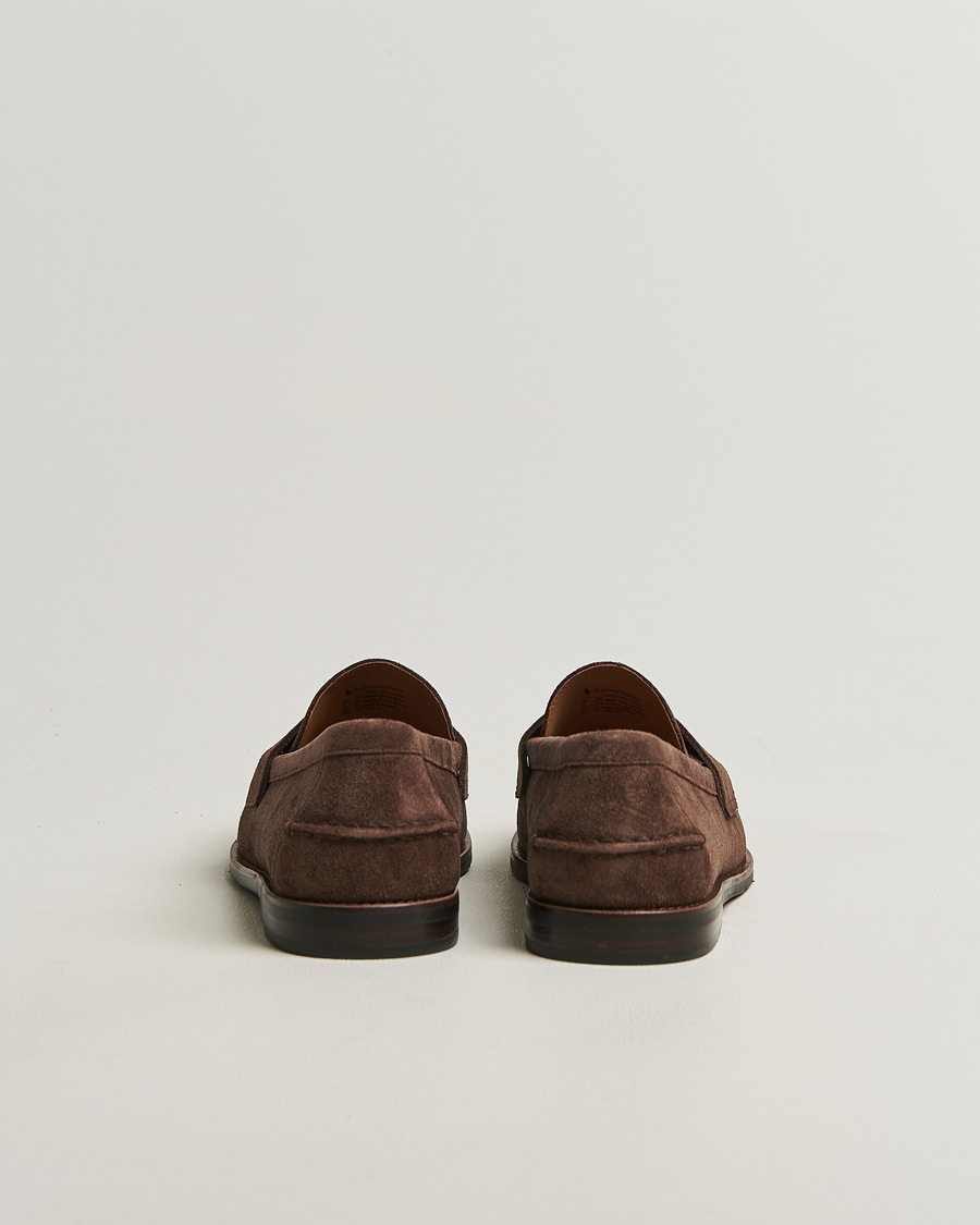 Herre | Loafers | Polo Ralph Lauren | Alston Suede Penny Loafers Dark Brown