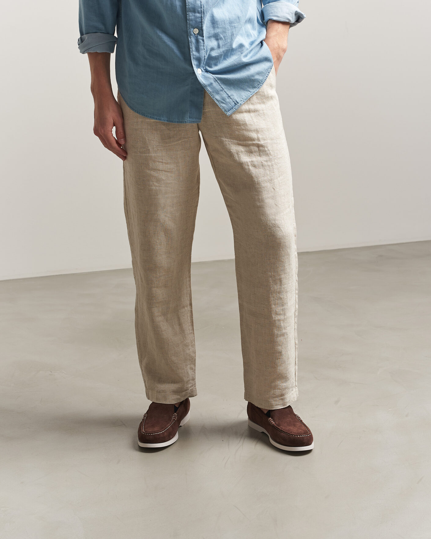 Herre | Loafers | Polo Ralph Lauren | Merton Casual Suede Loafers Dark Brown