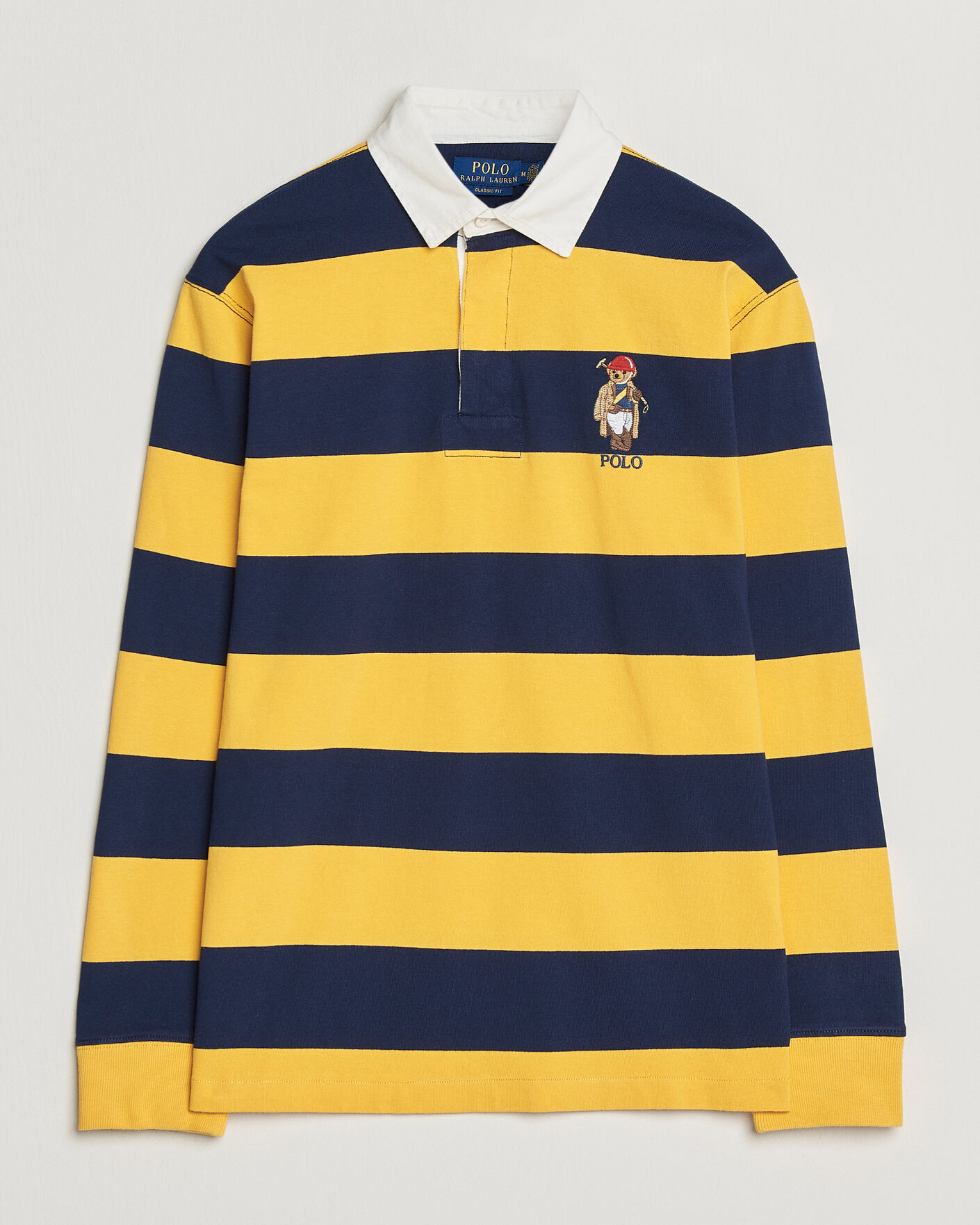 Herre | Trøjer | Polo Ralph Lauren | Jersey Striped Rugger Newport Navy/Gold