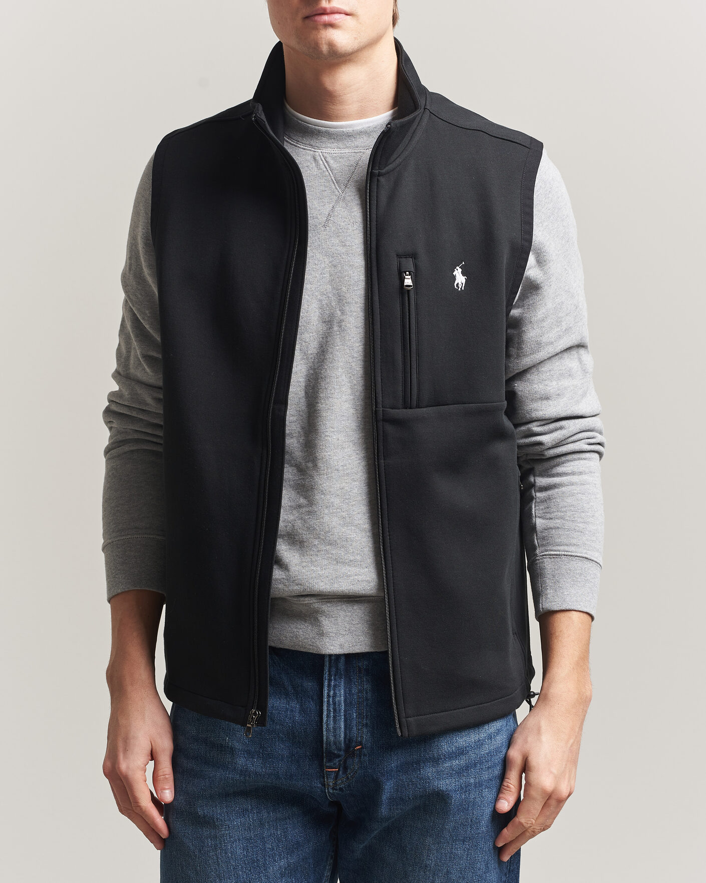 Herre | Veste | Polo Ralph Lauren | Double Knitted Vest Polo Black