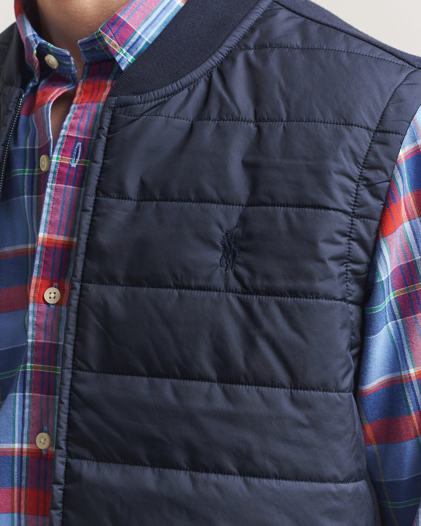 Herre | Veste | Polo Ralph Lauren | Double Knitted Jaquard Vest Aviator Navy