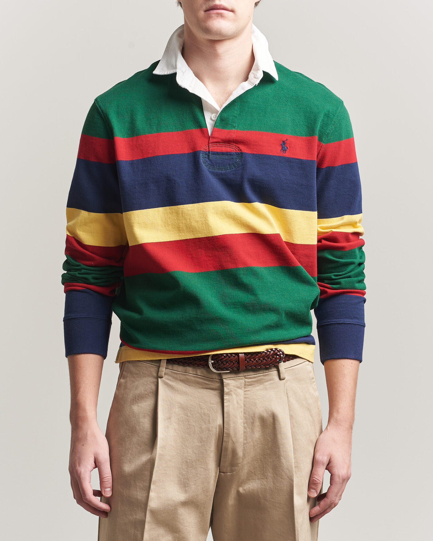 Herre | Trøjer | Polo Ralph Lauren | Jersey Striped Rugger New Forest Multi