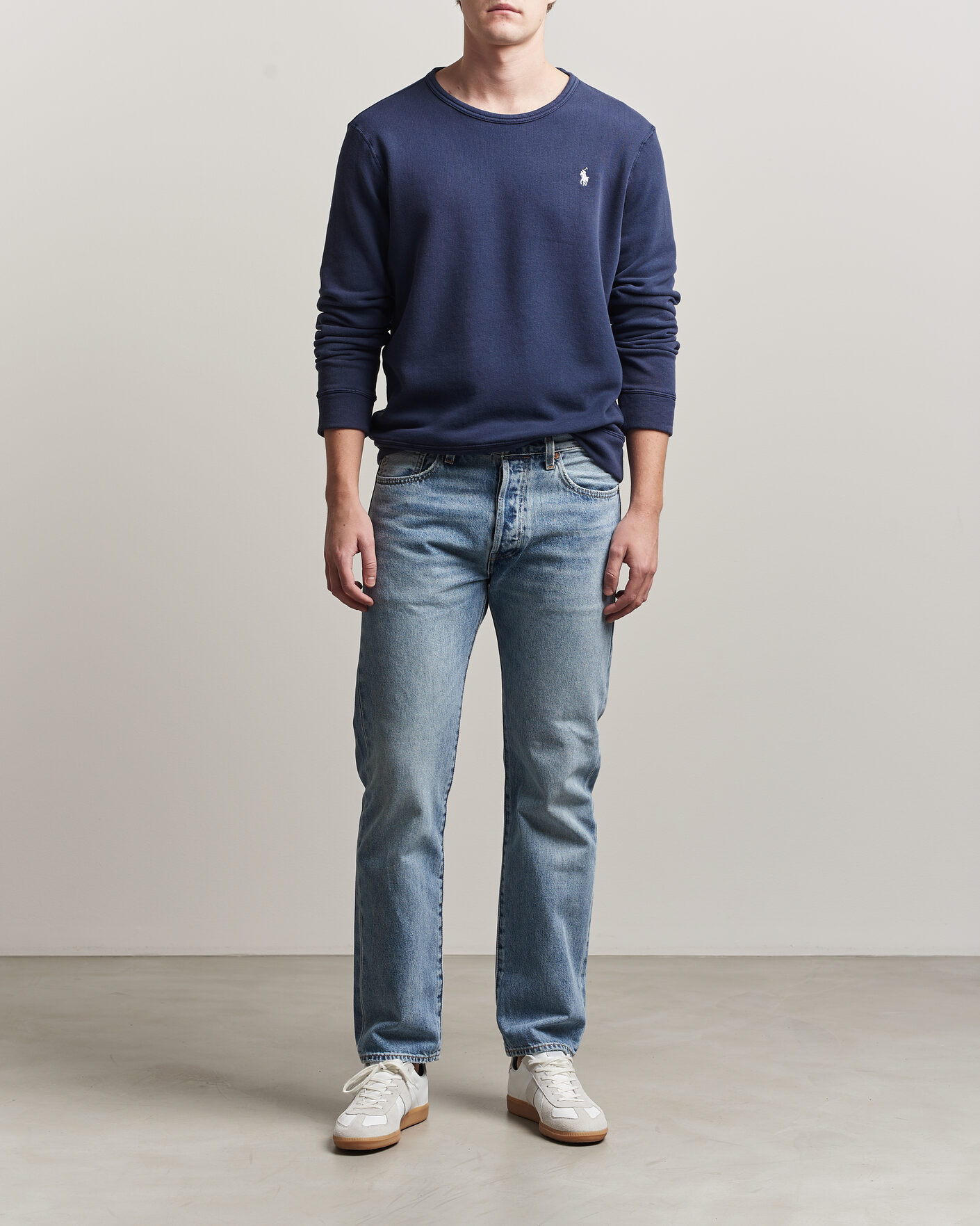Herre | Trøjer | Polo Ralph Lauren | Island Terry Sweatshirt Newport Navy