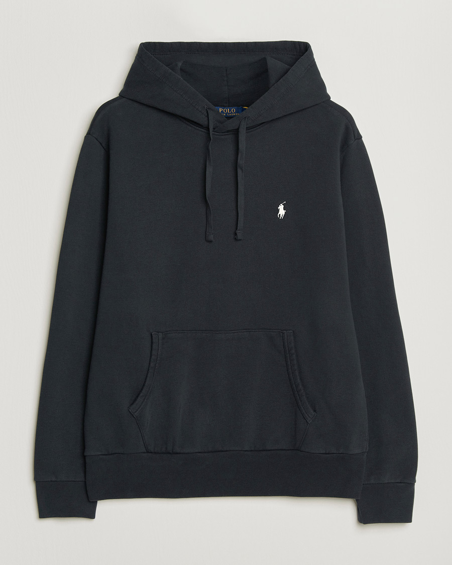Herre | Trøjer | Polo Ralph Lauren | Loopback Terry Hoodie Polo Black