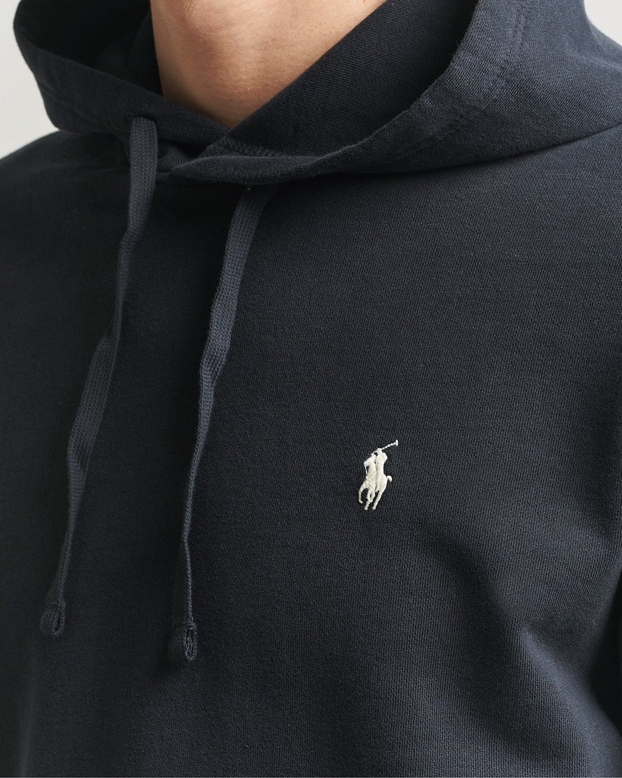 Herre | Trøjer | Polo Ralph Lauren | Loopback Terry Hoodie Polo Black