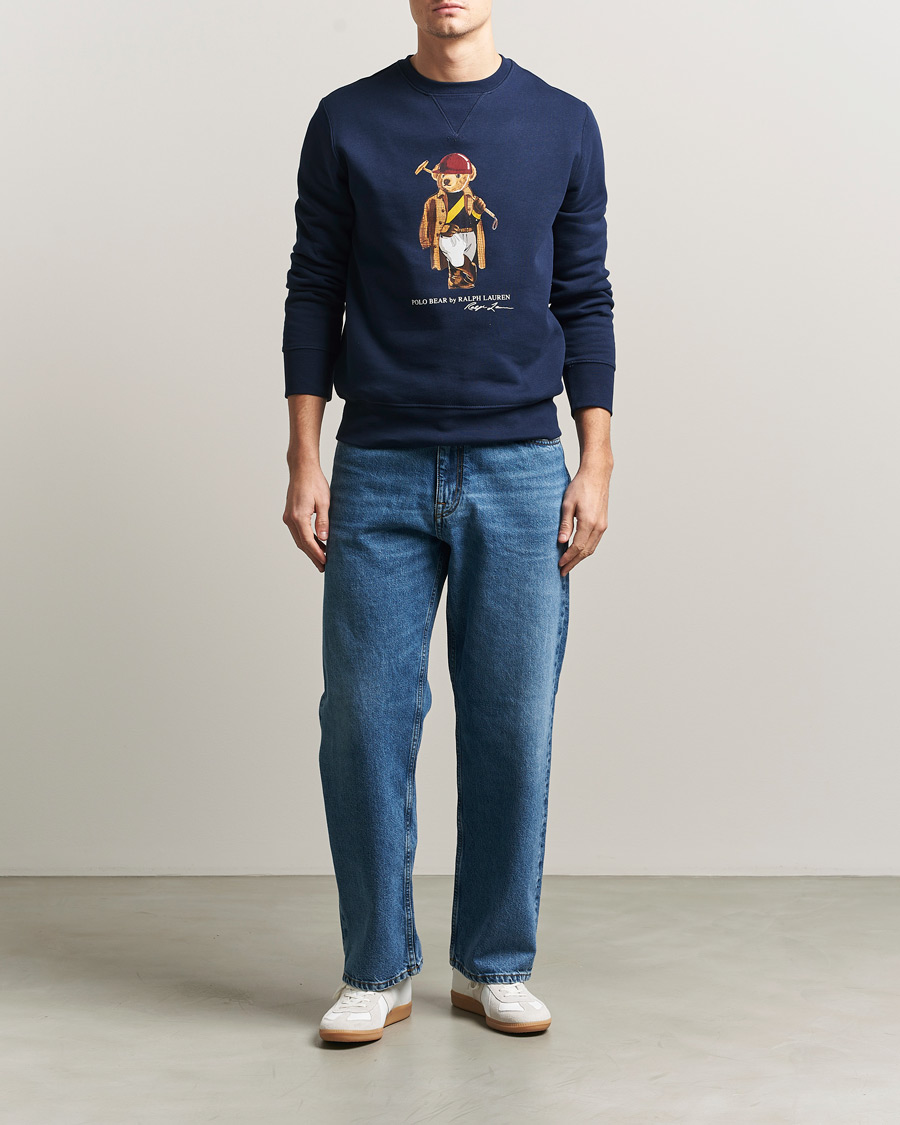 Herre | Trøjer | Polo Ralph Lauren | Fleece Bear Sweatshirt Newport Navy
