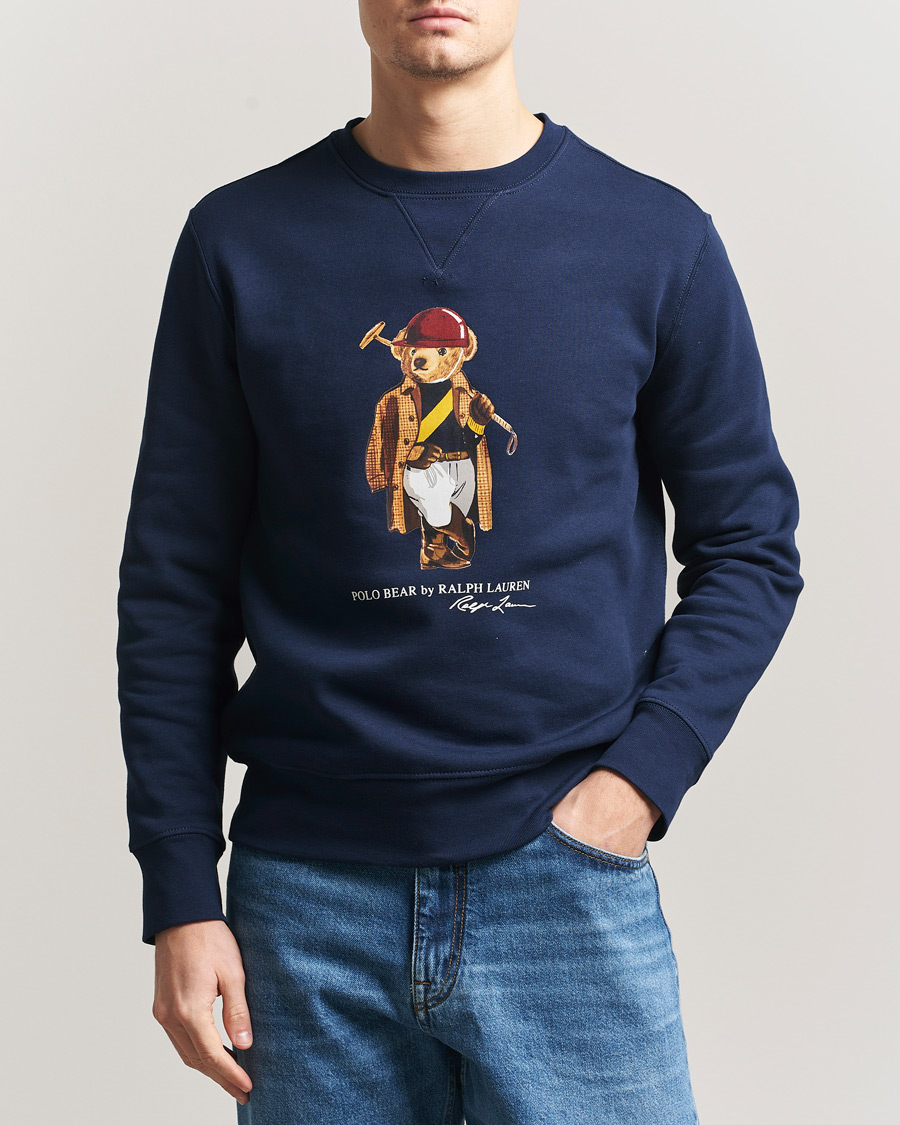 Herre | Trøjer | Polo Ralph Lauren | Fleece Bear Sweatshirt Newport Navy