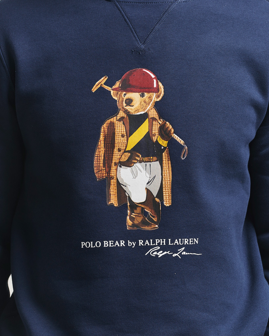 Herre | Trøjer | Polo Ralph Lauren | Fleece Bear Sweatshirt Newport Navy
