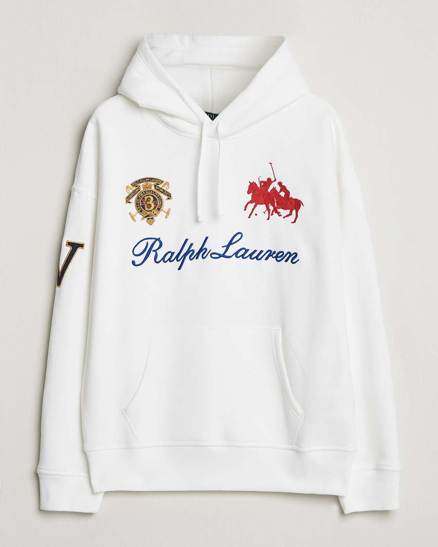 Herre | Trøjer | Polo Ralph Lauren | Magic Fleece Logo Hoodie White