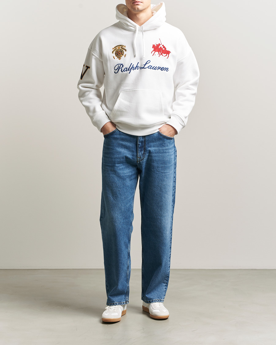 Herre | Trøjer | Polo Ralph Lauren | Magic Fleece Logo Hoodie White